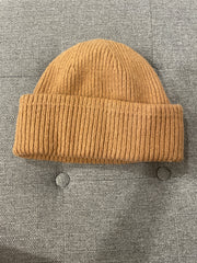 TAN WOOL BLEND HAT $48