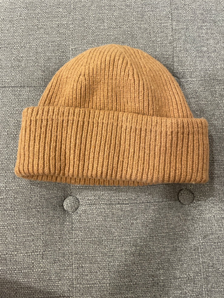 TAN WOOL BLEND HAT $48
