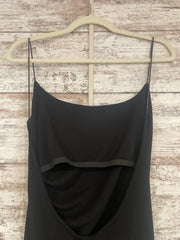 BLACK SPARKLY LONG DRESS