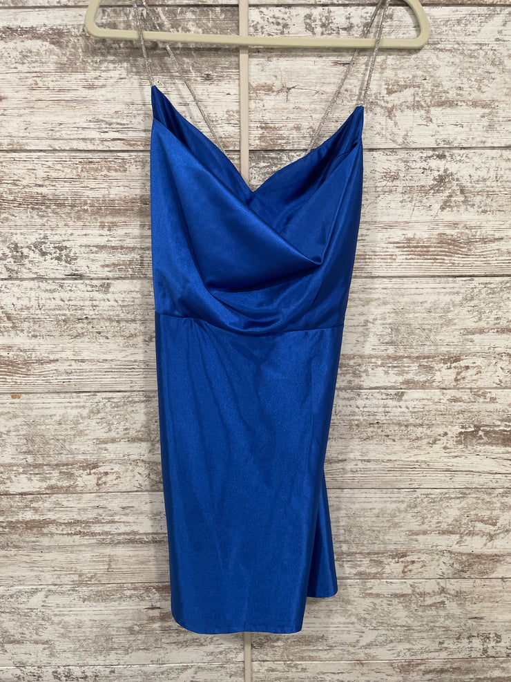 ROYAL BLUE SHORT DRESS