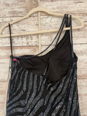 BLACK/NAVY SEQUIN DRES-NEW$528