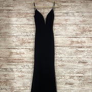 BLACK LONG EVENING GOWN