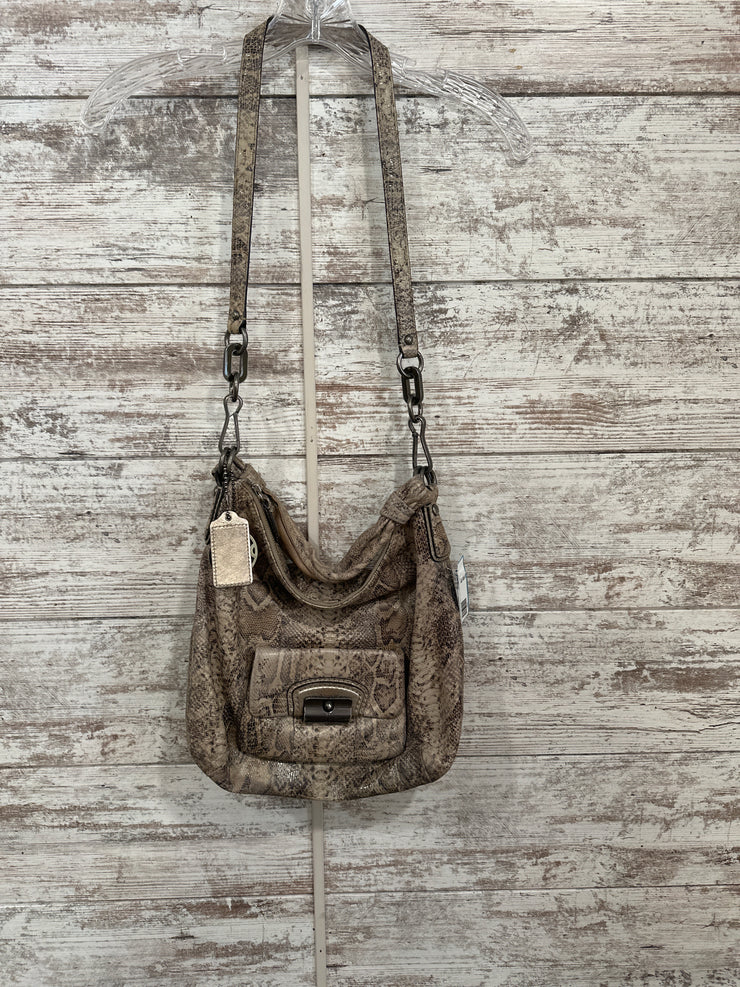 TAN/PYTHON PURSE $398