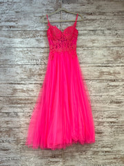 PINK A LINE GOWN