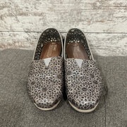 SILVER SPARKLY SLIP ONS