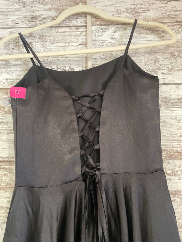BLACK A LINE GOWN (NEW)