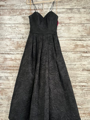 BLACK A LINE GOWN