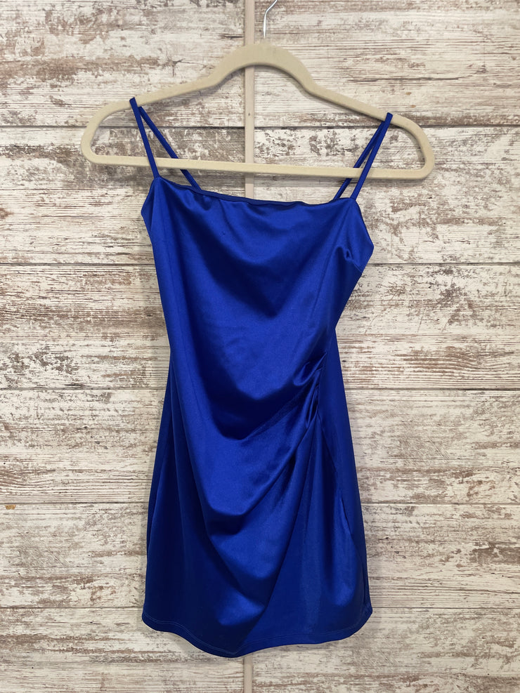 ROYAL BLUE SHORT DRESS