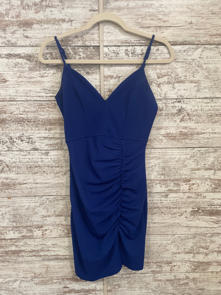 ROYAL BLUE SHORT DRESS