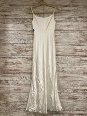 WHITE LONG EVENING GOWN