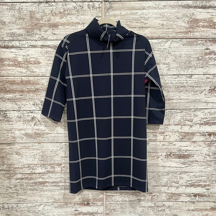 NAVY/WHITE SHORT DRESS (NEW)