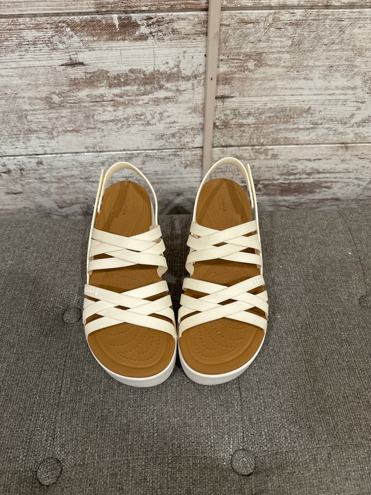 WHITE LITE RIDE SANDALS $105