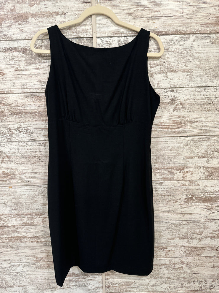 BLACK WOOL BLEND DRESS $398