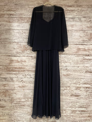 NAVY 2 PC. LONG DRESS SET