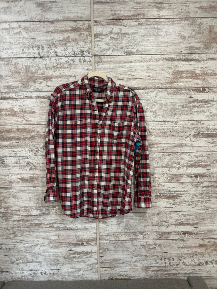 RED PLAID 100% COTTON SHIRT