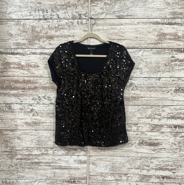 BLACK SEQUIN TOP (NEW) $69
