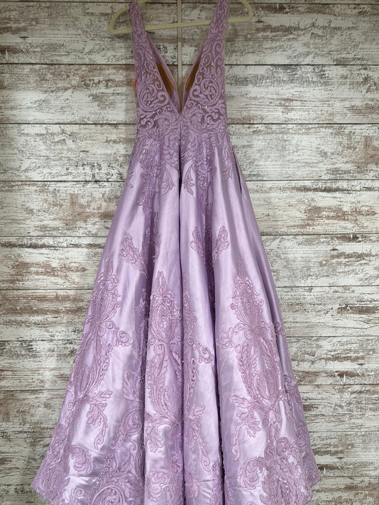 LAVENDER A LINE GOWN