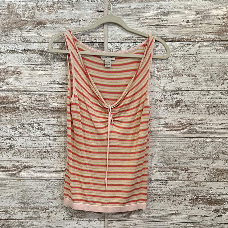 ORANGE/PINK SLEEVELESS TOP
