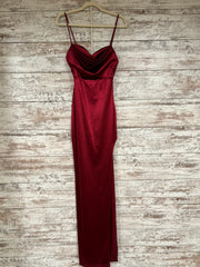 RED LONG EVENING GOWN