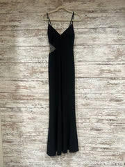 BLACK LONG EVENING GOWN