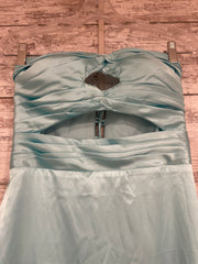 BLUE LONG EVENING GOWN