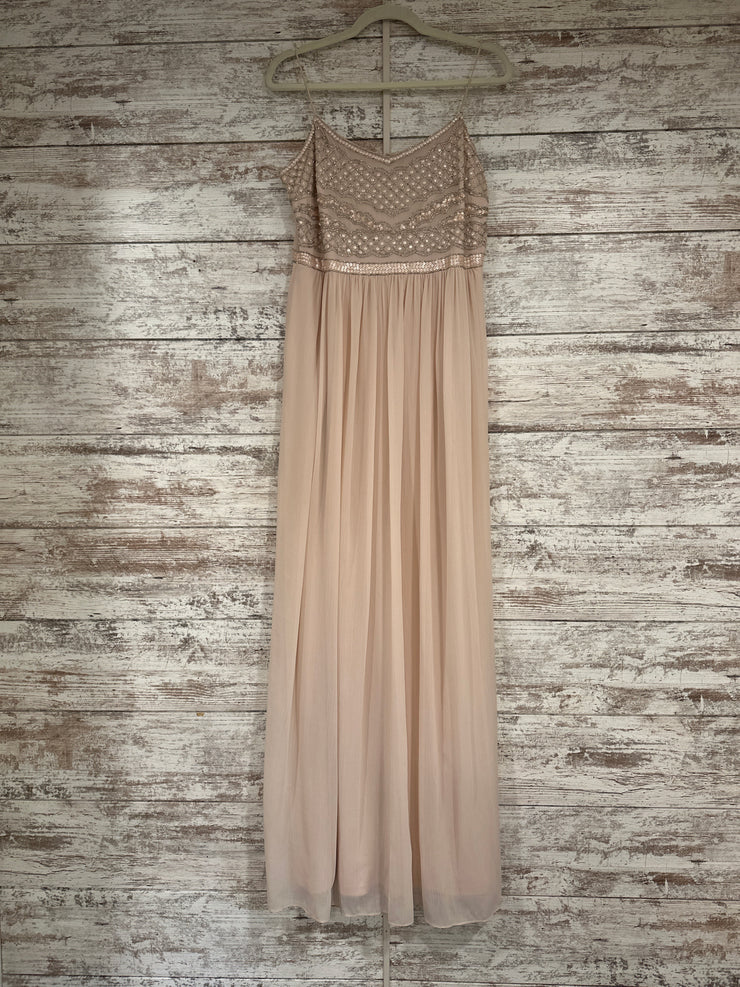 PINK LONG EVENING GOWN