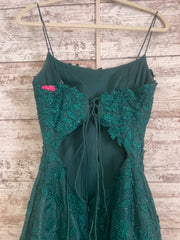 GREEN/FLORAL MERMAID GOWN