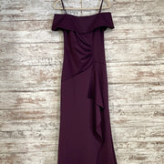 PURPLE LONG EVENING GOWN