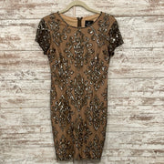 BRONZE SPARKLY SHORT DRESS