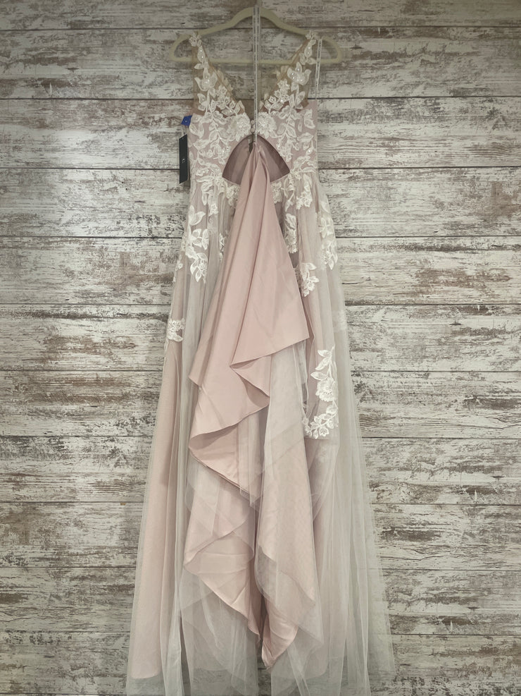 WHITE/NUDE WEDDING GOWN (NEW)
