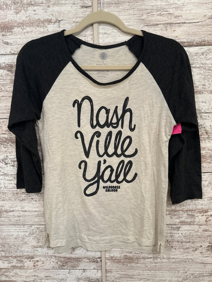GRAY/IVORY NASHVILLE YA'LL TOP