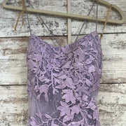 LAVENDER LACE MERMAID GOWN