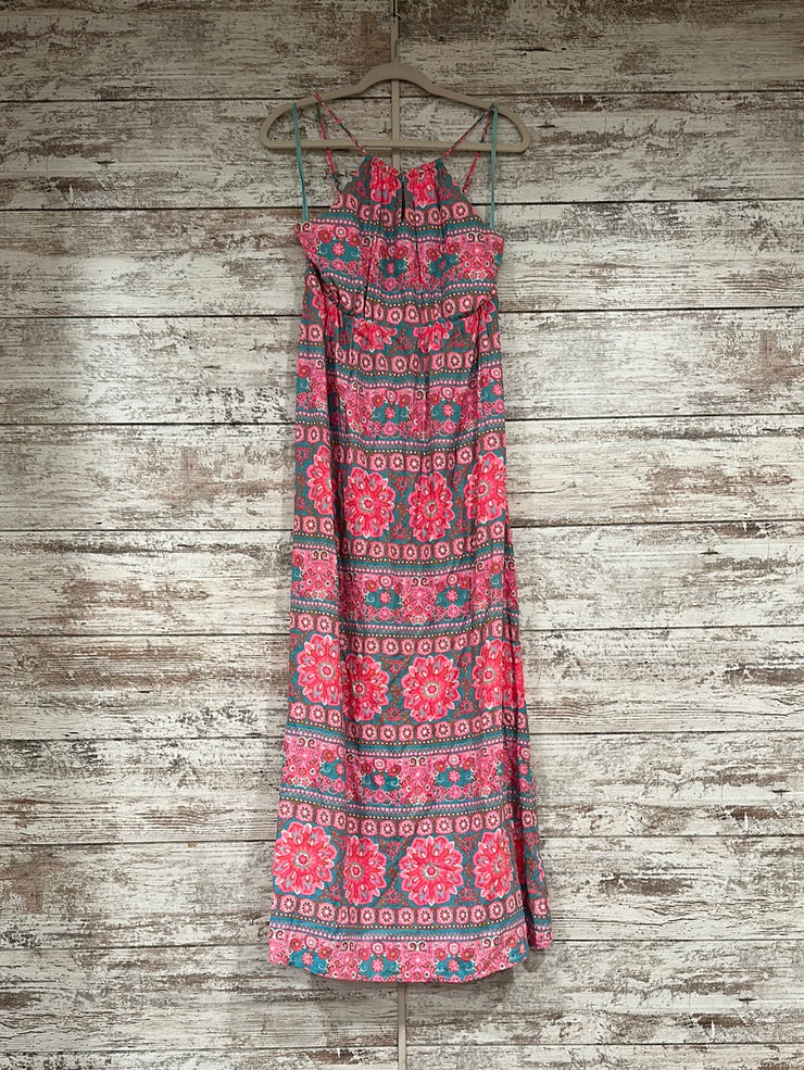 PINK/FLORAL MAXI DRESS $228