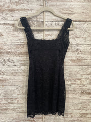 BLACK LACE SHORT DRESS