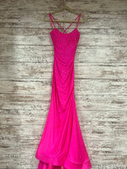 PINK LONG EVENING GOWN