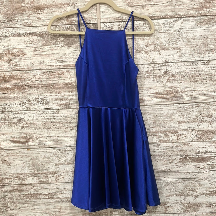 ROYAL BLUE SHORT DRESS