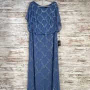 BLUE SEQUIN LONG DRESS (NEW)