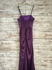 PURPLE LONG EVENING GOWN (NEW)