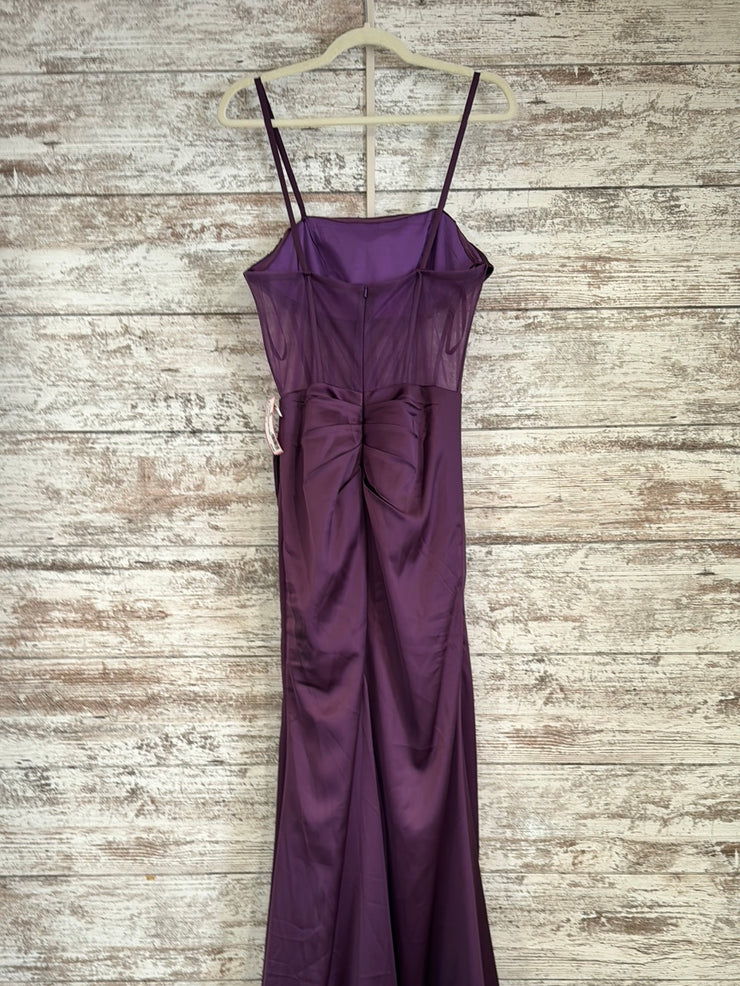 PURPLE LONG EVENING GOWN (NEW)