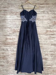 NAVY A LINE GOWN (NEW)