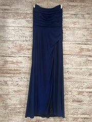 ROYAL BLUE SPARKLY LONG DRESS