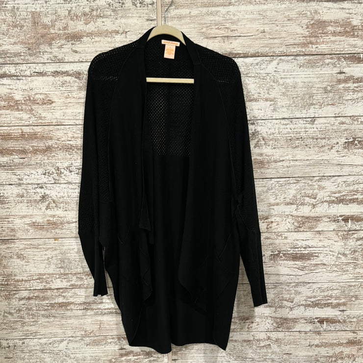 BLACK OPEN CARDIGAN