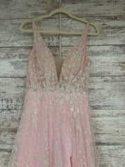 PINK/WHITE SPARKLY A LINE-NEW