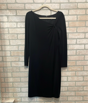 BLACK MIDI DRESS