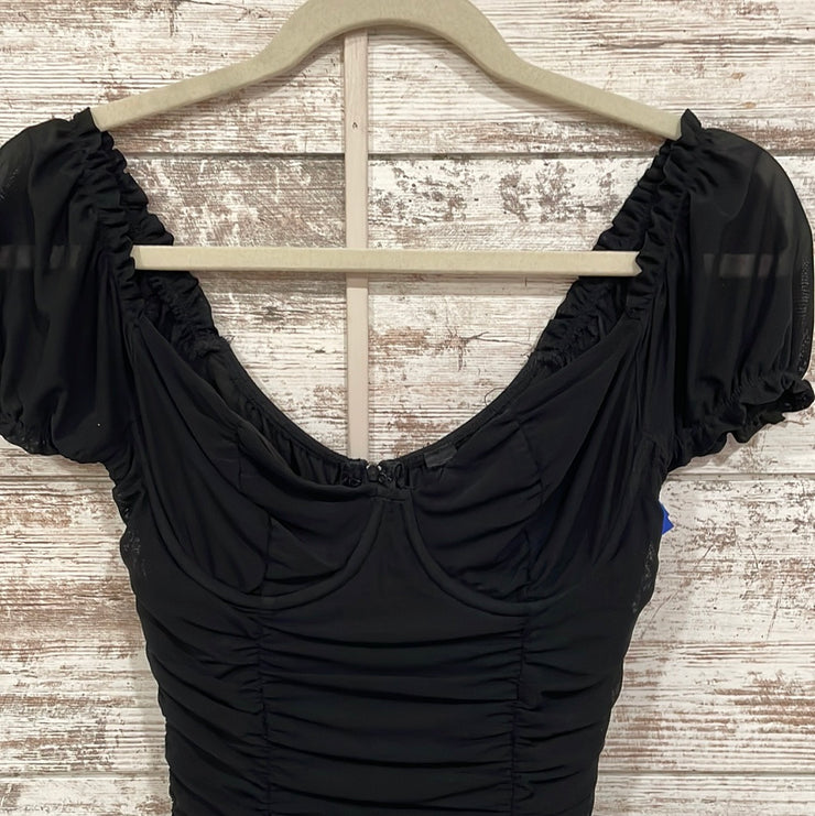 BLACK SHORT DRESS