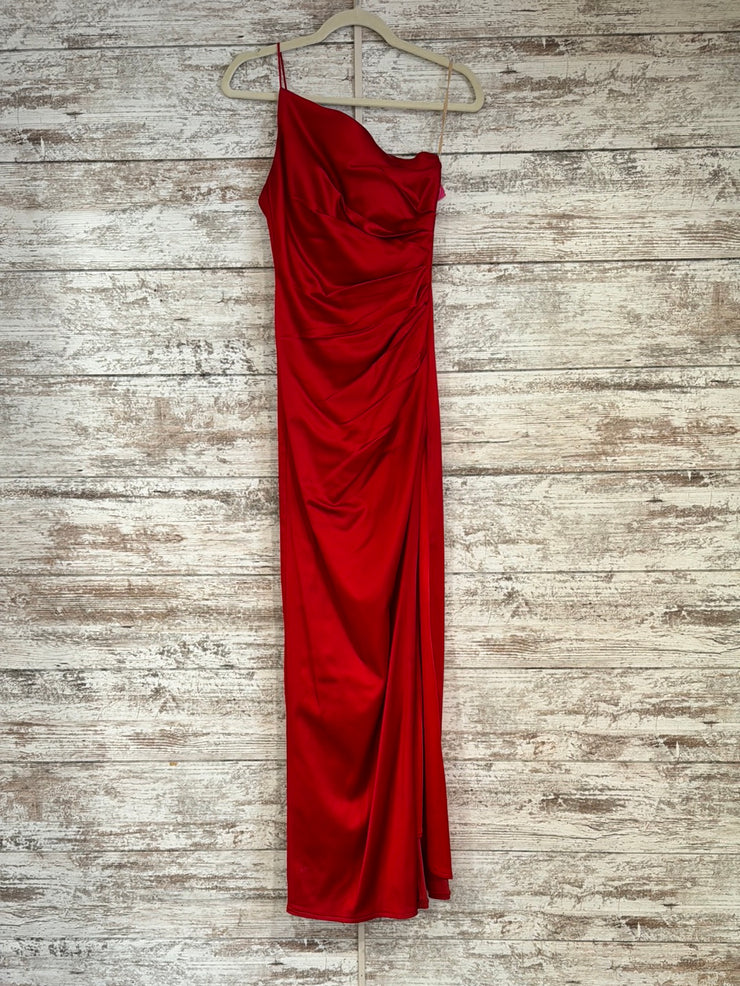 RED LONG EVENING GOWN