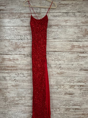 RED SPARKLY LONG DRESS (NEW)