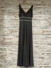 PURPLE SPARKLY LONG DRESS-NEW