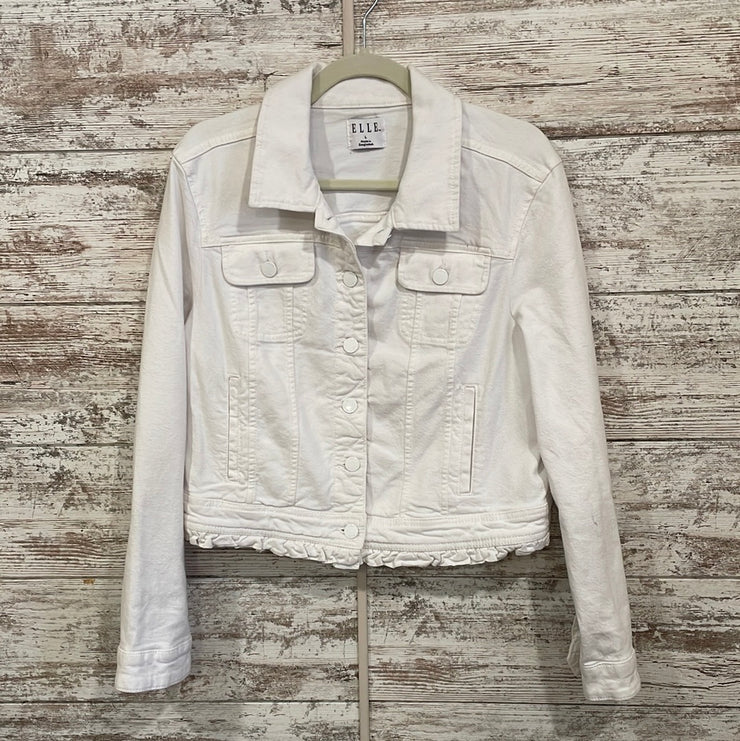 WHITE DENIM JACKET