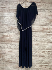 NAVY/SILVER SPARKLY JUMPER